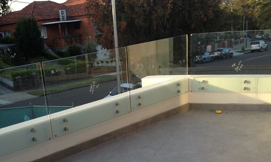 Frameless glass balustrades