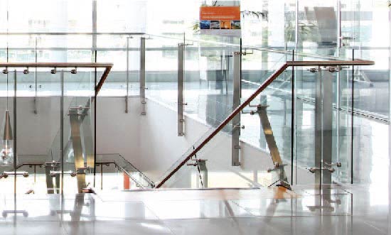 Glass balustrade